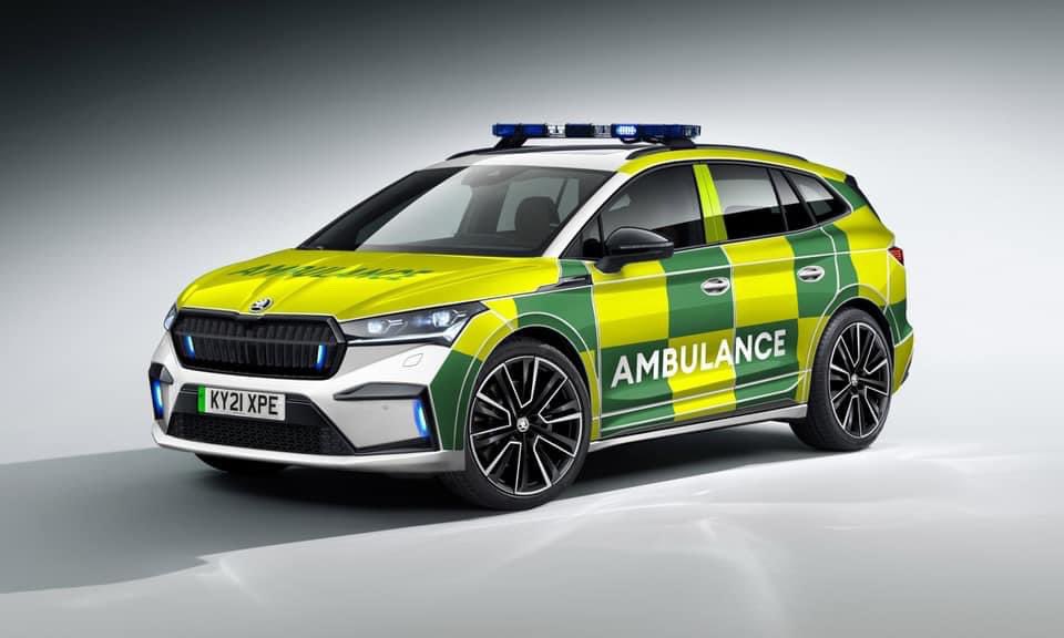 SamI12345678988's tweet image. New @SKODAUK Emergency spec Enyaq… thoughts? Looks great… wonder what the range is like pedal to the metal!