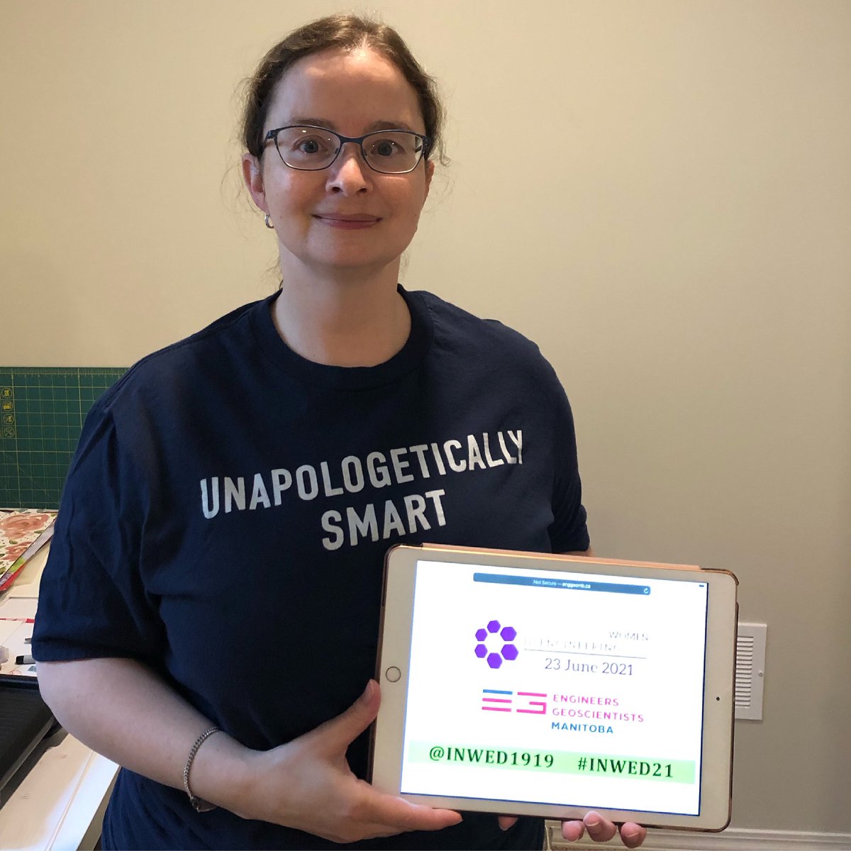 Celebrating International Women in Engineering day with my new favorite t-shirt! #INWED21 #INWED2021 #EngineeringHeroes #enggeoMB @inwed1919 @EngineersCanada @EngGeoMB