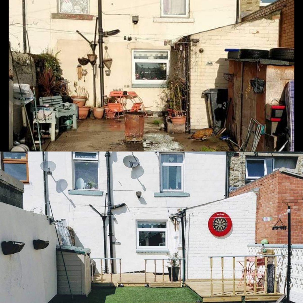 StevenP19359102's tweet photo. @AldiUK Our before and after 
Lots now a lovely space to spend with the family ❤️ https://t.co/S3fIRFTODn