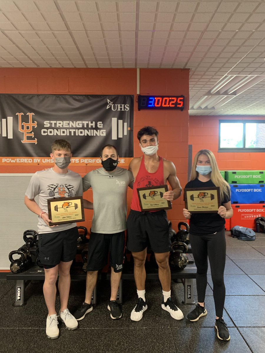 Congratulation to Emma Madigan for being named this years Iron Tiger award winner. A well deserved honor for all her hard work in the weight room this year. @tigers_ue