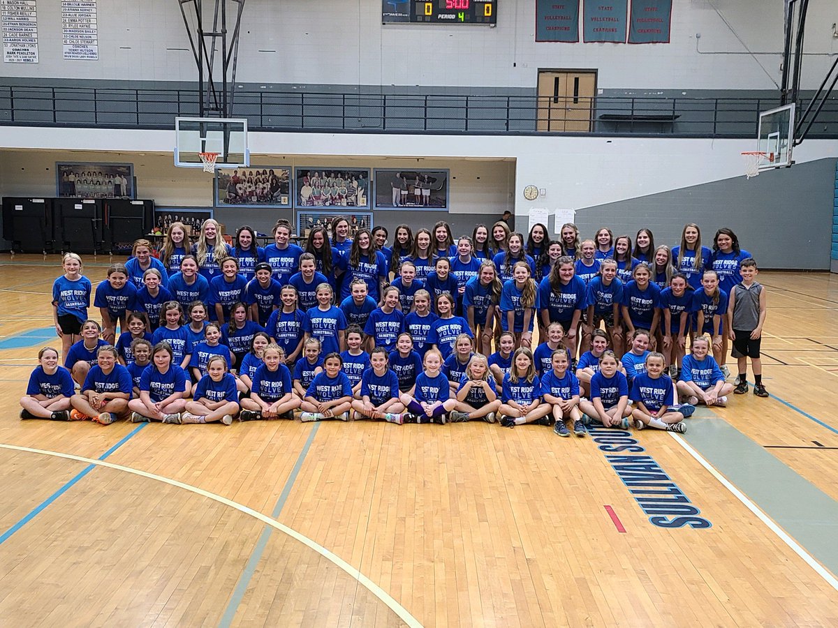 Thank you to all the campers that came to the 1st West Ridge Girls Basketball Camp.  It was  great to see all of the communities coming together. We hope to see everyone throughout the season and look forward to hosting another camp soon.