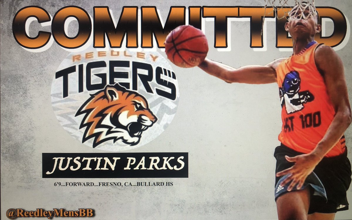 ReedleyMensBB's tweet photo. We are beyond excited to welcome Justin Parks to our Reedley family! At an extremely athletic 6’9, Justin is going to cause chaos around the rim on both ends of the floor. He’s got a wealth of experience in big games and will be a major piece for our program. Welcome JP! https://t.co/8663zZAor8