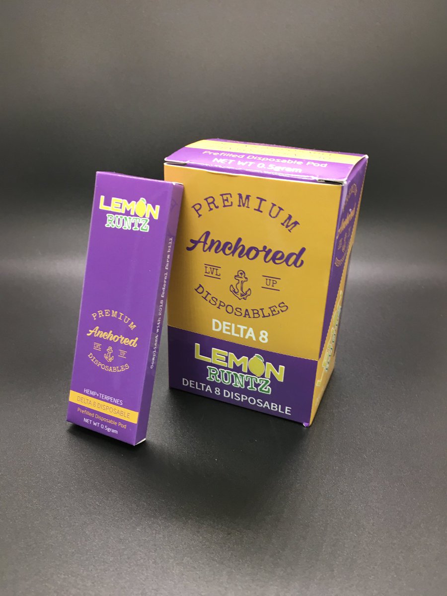 CBDPlus_VIISt's tweet photo. These bad boys here are the #Anchored disposables. Right now we have three available flavors; Lemon Runtz🍋, Ice Cream Cookies🍪, and Strawnana Shortcake🍰! All three of these carts are #delta8 🔥 products! Just like any other disposable, cleanup with these isn’t necessary! https://t.co/3TzgoAXcXP