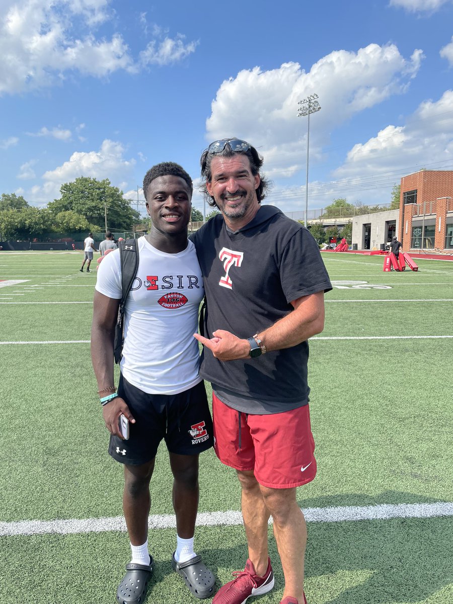 Had a great day competing at <a href="/Temple_FB/">Temple Football</a>. Thank you <a href="/GinfanteMT/">Gabe Infante</a> for the invite and opportunity! @TUCoachCarey @CoachU_TU <a href="/TUFFRecruiting/">Temple Football Recruiting</a> <a href="/EastonFootball/">Easton Football</a> <a href="/CoachBraido/">Coach Braido</a>