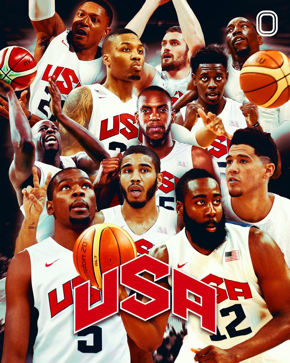 PasionBasketNBA's tweet image. OFICIAL | Los 12 jugadores de USA para los JJOO

Kevin Durant
Devin Booker
Jayson Tatum
Damian Lillard
Bradley Beal
Zach LaVine
Bam Adebayo
Khris Middleton
Kevin Love
Draymond Green
Jrue Holiday
Jerami Grant