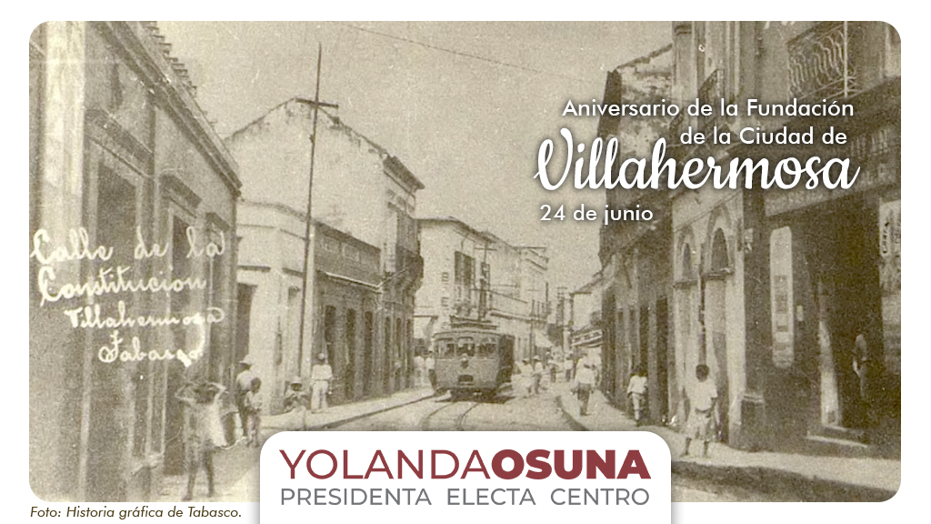 Hoy conmemoramos un aniversario más de la fundación de la Ciudad de #Villahermosa, insignia de Centro y #Tabasco. Estamos orgullosos de la identidad que nos legaron quienes han forjado su historia y cuya memoria nos convoca a unir esfuerzos para engrandecerla.