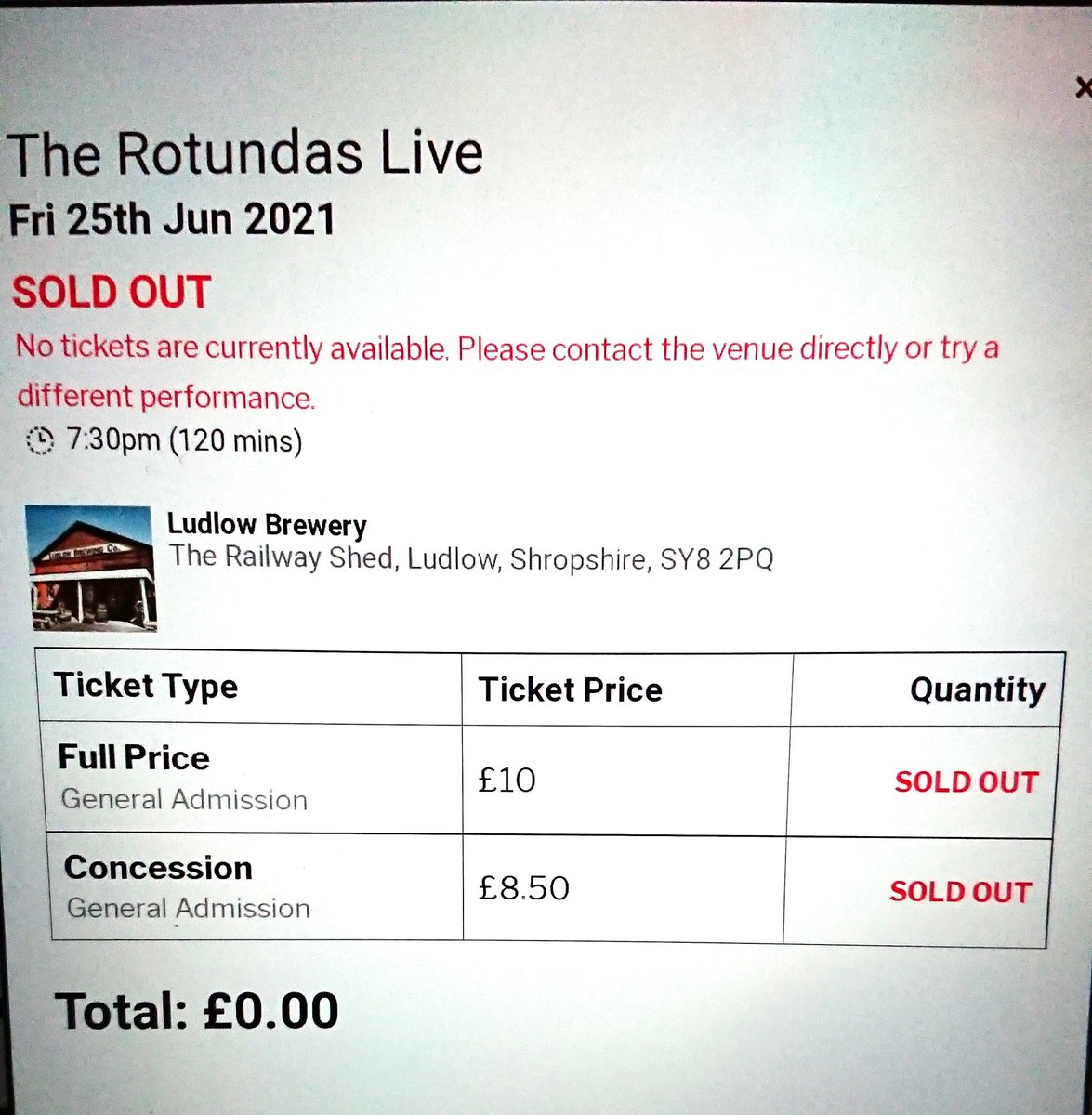 TheRotundas's tweet photo. Blimey! #notexpectingthat Who's coming on Friday then? https://t.co/0dxDosk10q