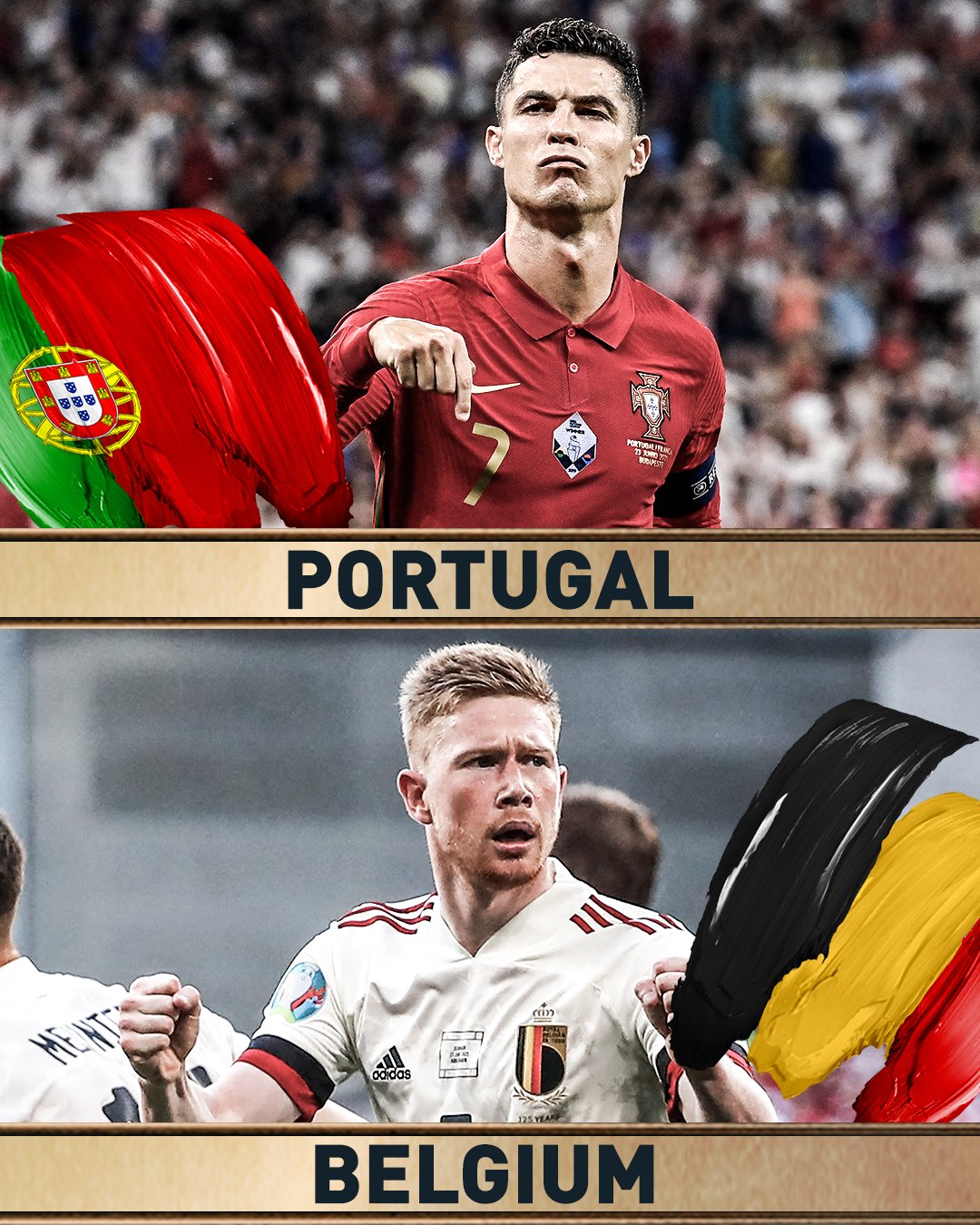 Portugal vs belgium 2021