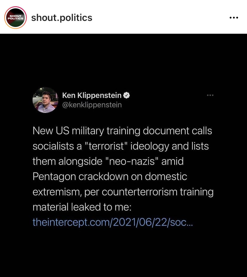 TimOnTheTractor's tweet photo. Call this sh*t out, friends. They intend to make YOU illegal, so that CHANGE never happens. https://t.co/BDER4W02bp