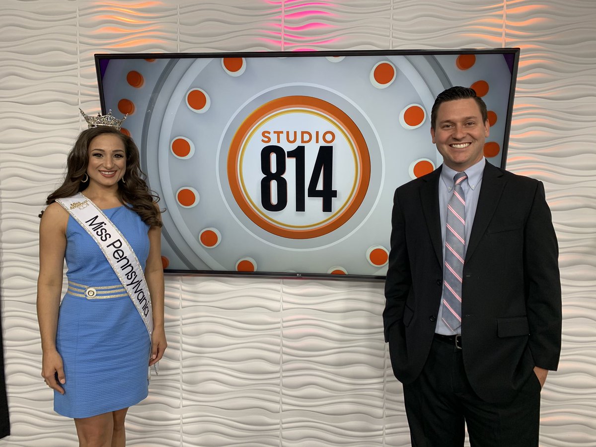 wx_MikeDoyle's tweet photo. Thank you @MissAmericaPA for stopping by @thestudio814 and hanging out with us! Best of luck in December and take home Miss America! #missamerica #misspennsylvania #wtaj https://t.co/DaA68G4yy1