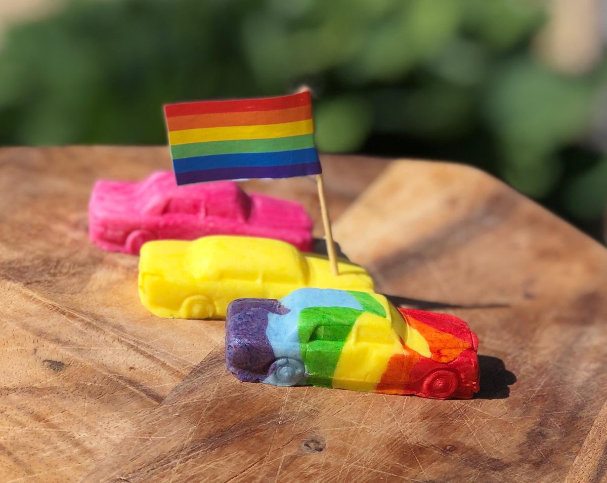 HurstDiversity's tweet photo. A sneaky peak into our Hurst Pride Bentley edible cars made by a parent. We’re very excited to have @bentleymotors join us for our very first Hurst Pride. Remember to bring some money for our chosen charity. #HurstPride #pridemonth #pride #hurstpride https://t.co/8uigx0RtHT