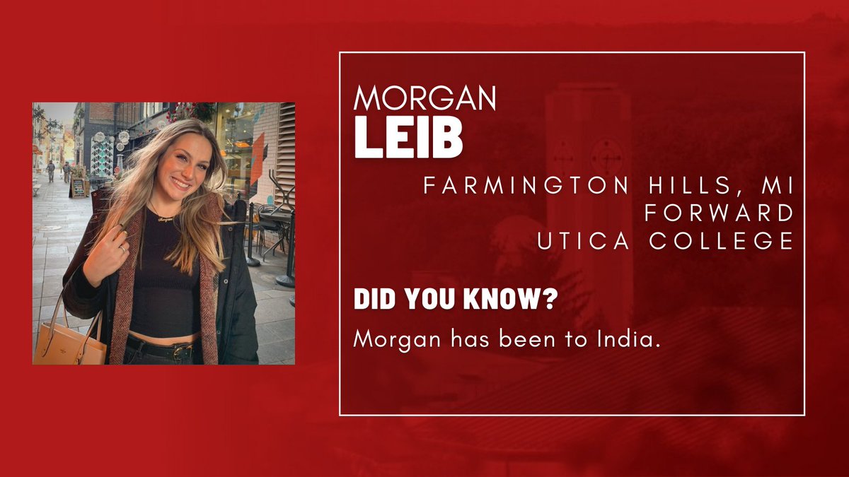 SMUWHockey's tweet photo. Today's #SpotlightSunday is another addition to our incoming class, and already has some NCAA experience under her belt. Join us in welcoming Morgan Leib to the Cardinal hockey family! Morgan is a transfer from Utica Women's Hockey and played for @19uCaesars prior to that. https://t.co/GQwplcMjnj