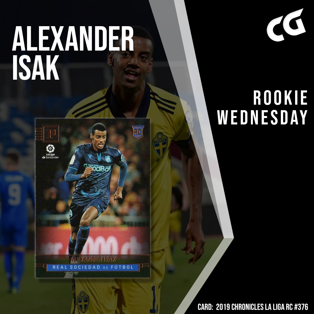 Card_Goals's tweet image. Rookie Wednesday: Alexander Isak 💫

#cardgoals #rookiewednesday #soccer #football #soccercards #footballcards #sportscards #thehobby #isak #sweden #rookiecards