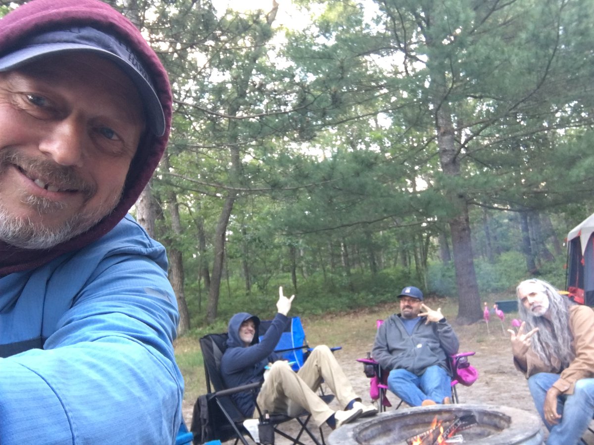 kle052789's tweet image. The guys went camping - and it was cold and rainy! But they sure had fun (for a bunch of old guys). 💜 #campingtrip #friends #chillyweather #andrainy #butgoodtimes