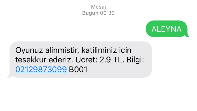 1 oy 1 oydur pes etmeyin
#AleynaYaz1890aGönder