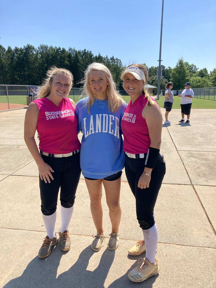 <a href="/abbiebehe5/">abbie behe</a> @hvaughn2023 <a href="/KSoodek/">Kira Soodek</a> repping <a href="/TeamNCSoftball/">Team North Carolina Softball</a> <a href="/teamnc_horne/">Team NC Horne/Helms</a> <a href="/TeamNCEaton/">Team North Carolina(Eaton)</a> <a href="/TeamNCWhite/">Team North Carolina (White)</a> leading Region 5 to the gold medal game tomorrow at Duke in the <a href="/StateGamesNC/">BODYARMOR State Games</a> <a href="/LanderSoftball/">Lander Softball</a> <a href="/ChowanSoftball/">Chowan University Softball</a> #goingtotheship