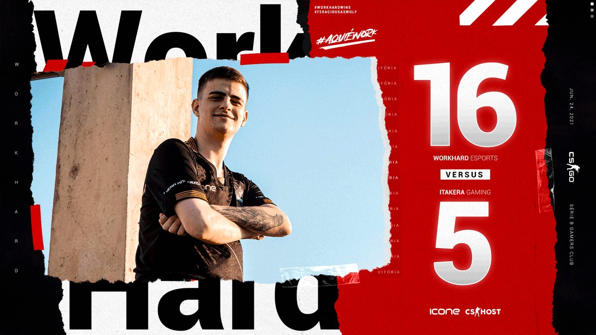 Vencemos o segundo game do dia, contra a <a href="/itakerateam/">itakerateam</a>.

Estamos com 2 vitórias e 2 derrotas na competição, finalizamos nossa participação amanhã contra a Reborn.

⭐ MVP: <a href="/ghfps_/">gh7</a> (21/6/12)

#AquiÉWork #FazOW