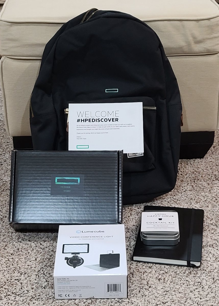 StephenWagner7's tweet photo. A big thank you to @HPE for the #HPEDiscover Swag bag! You sure know how to spoil the #HPEInfluencer's! 😊

#Swag #ThankYou #HPEDiscover2021

@HPE_Compute @HPE_Partner @HPE_Discover @HPE_Storage @HPE_SMB @HPE_News @HPE_Ezmeral @HPE_GreenLake https://t.co/2OXwOj65Lz