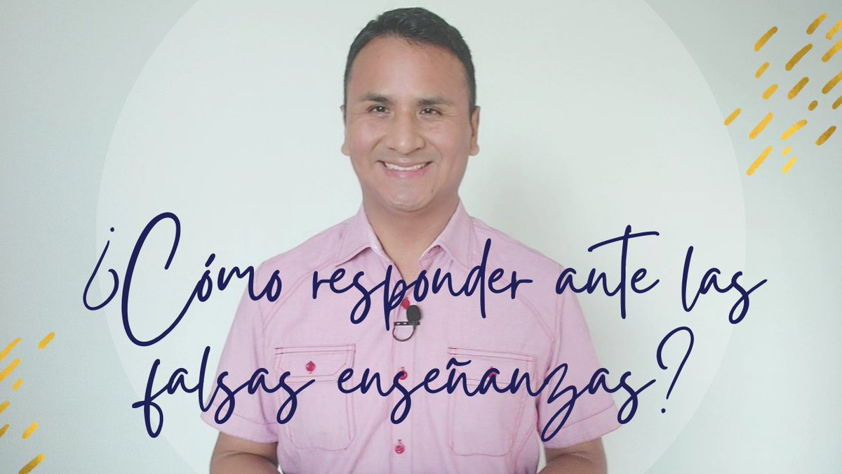 Pr_Daniel_Luna's tweet photo. ¿CÓMO RESPONDER ANTE LAS FALSAS ENSEÑANZAS?
Conoce más sobre este tema en nuestro canal de youtube 👉 https://t.co/L67ZIPwr09 https://t.co/14j8KEUx4U