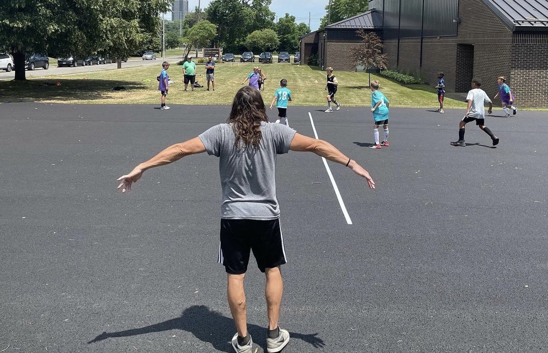 Thanks @PlayCFA, @CrewSCAcademy, and @FrankieHejduk2 for a great afternoon of pick-up futsal!