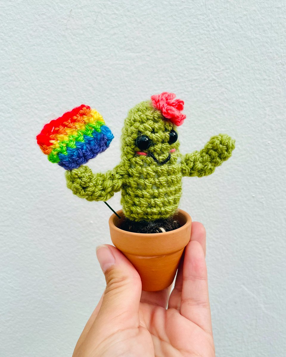 ofc I couldn’t do a month of giveaways without giving you the chance to win a pride cactus 🌵🏳️‍🌈 

to enter:

🏳️‍🌈 Like &amp; RT
🏳️‍🌈 Must Follow
🏳️‍🌈 Tag some friends! Or me 🥰