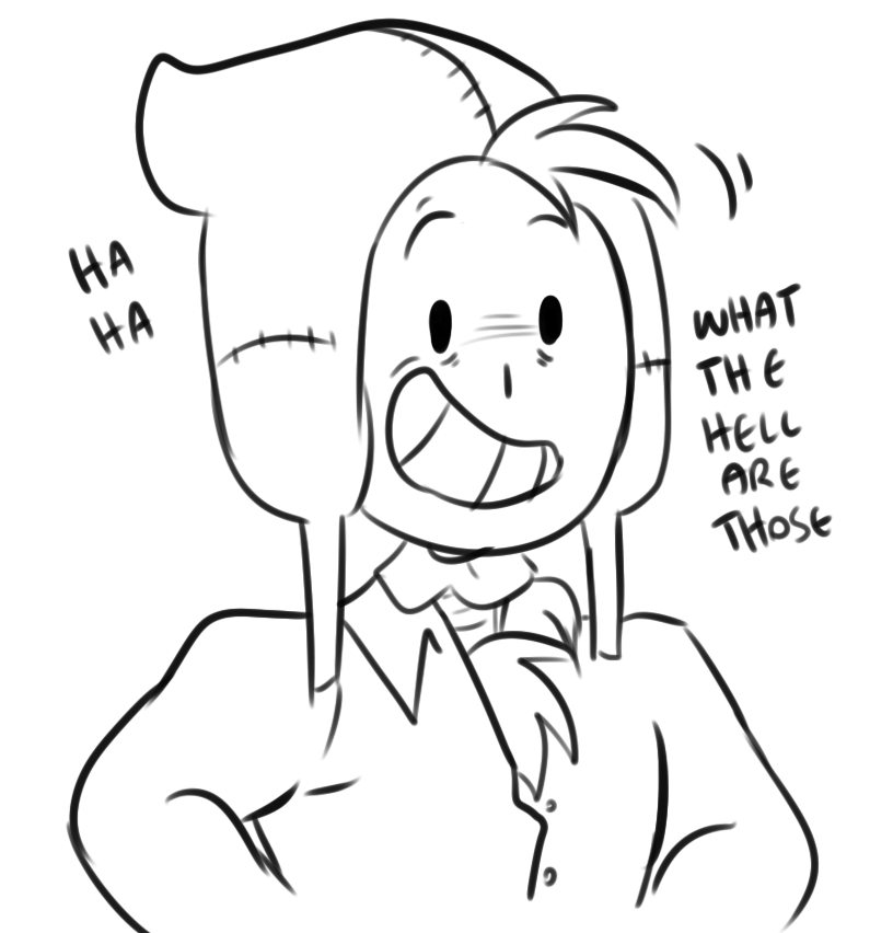i was looking thru old spellblind things and i am LOSING my mind at this old piece i drew of thomas being disgusted at the horror of discovering toes GDFfsdgdfg 