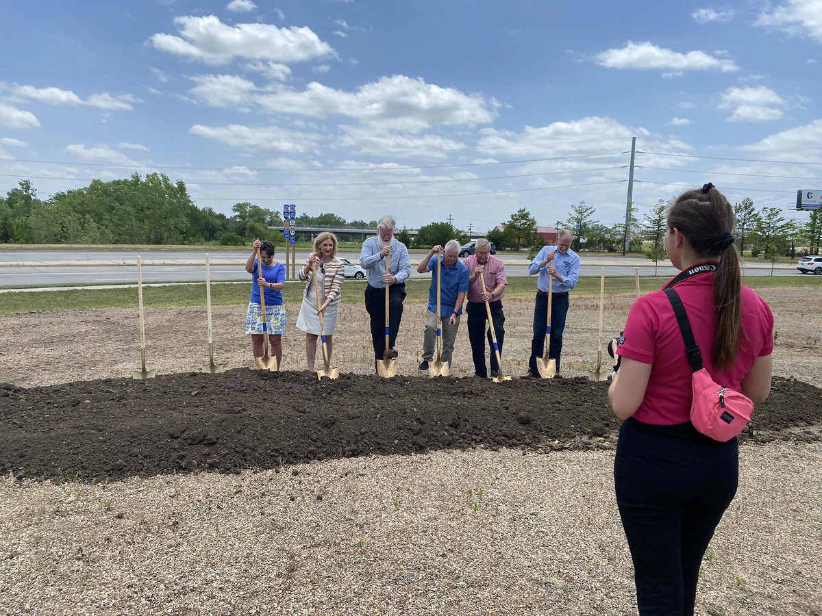 PSI_WU_TECH's tweet image. Today was the groundbreaking for the new KTA administration building.