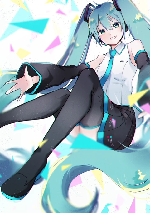 「セカイの初音ミク」
#prsk_FA  #初音ミク 