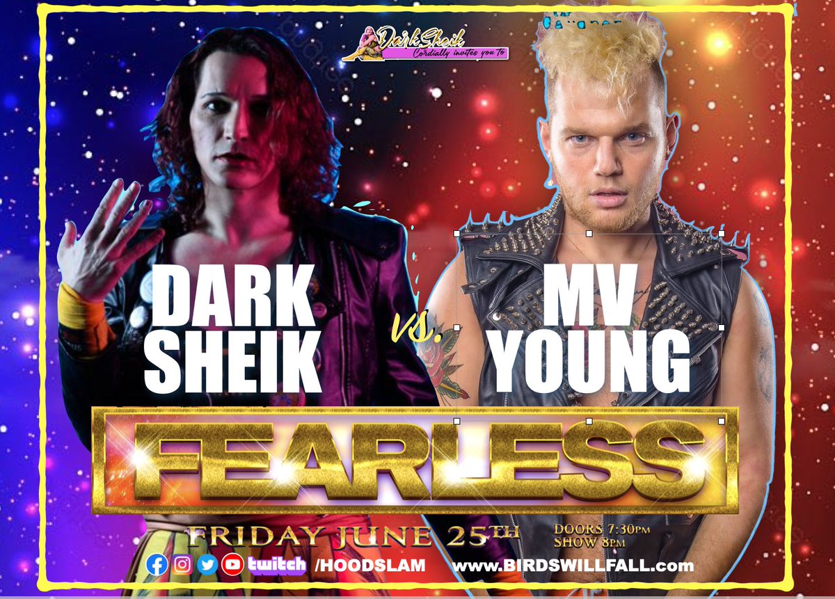 darksheikftf's tweet photo. A royal affair, the King of the PolyAm Cult v Queen of the Underground [self proclaimed]

@THEonlyMVYoung
V
DARK Sheik

#dsFearless #LasVegas
6/25 8pm PST
Tix :  https://t.co/yZGZZafDdD
Free to watch at https://t.co/Dp96zYe6dK https://t.co/82BAAJ7DTx