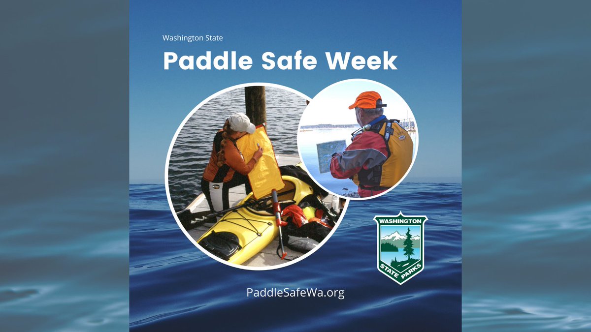 Ahead of Paddle Safe Week, good tips to know: kayaks, canoes and stand-up paddleboards (SUP) are subject to boating laws and regulations. Here are guidelines to help you prepare before you head out on your paddling adventure: parks.state.wa.us/832/Paddlespor…

#PaddleSafe