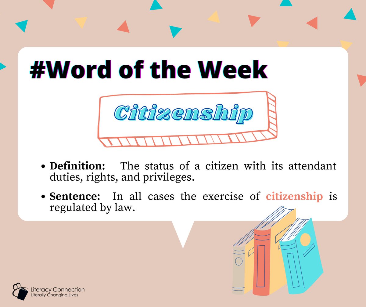 LiteracyConnec1's tweet photo. Learn a new word in the #English language every week, it's definition and how it's used in a sentence by tuning in on #WednesdayWordoftheWeek. #ImmigrantHeritageMonth https://t.co/9YfK7mdjuo