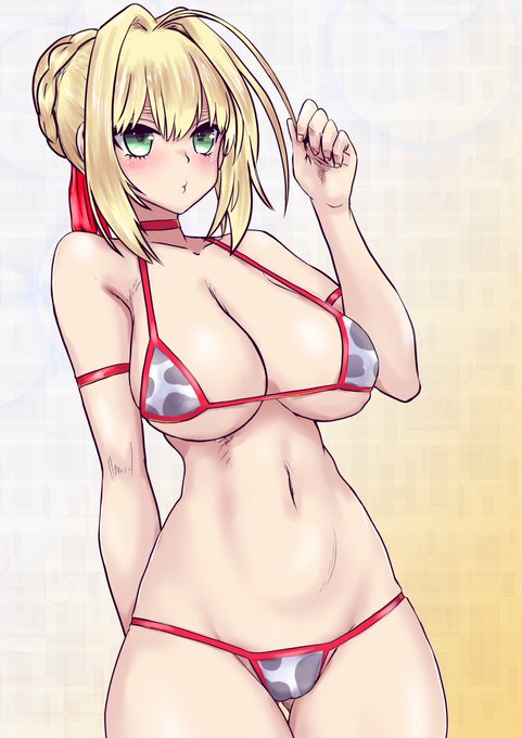 コンパクト巨乳だと思って描きました。 