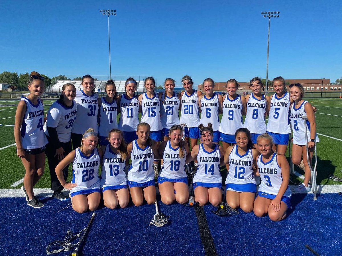 Big dub for the Lady Falcons today in the semi-finals! 🖤💙🥍

Come support us in the Section VI Championship at HOME on Friday!!!!

#FVL #Family #PackTheHouse #PrideNPunish