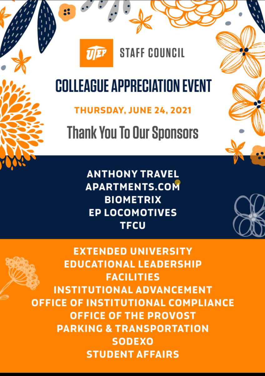 🧡⛏️💙 Thank you to our generous sponsors! 🧡⛏️💙