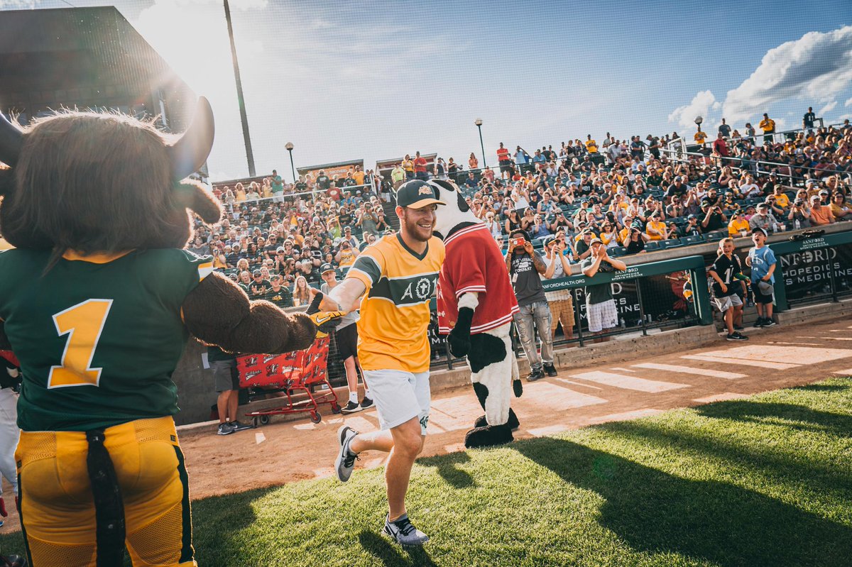 It’s game week in Fargo! Pumped to get back to North Dakota for the second AO1 Charity Softball Game on Saturday! Tickets are still available through the link below or at the Redhawks ticket office. See you there! #AO1 

ao1foundation.org