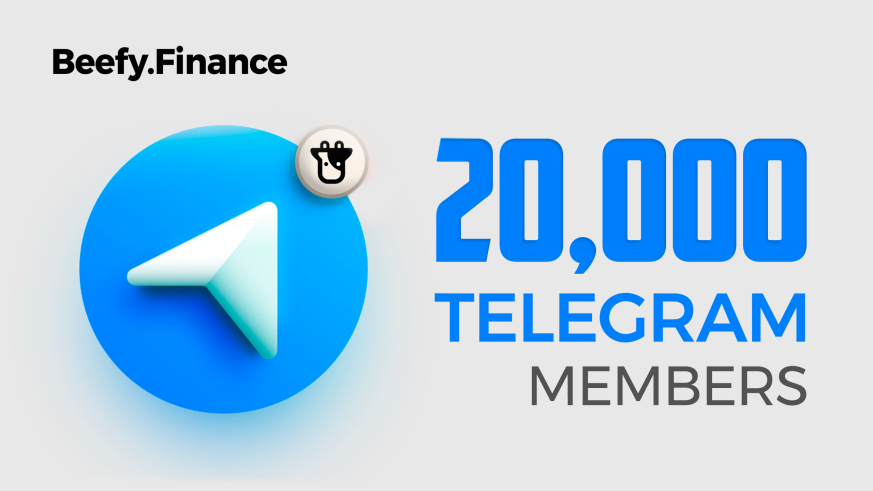 beefyfinance's tweet photo. New Milestone on Telegram: 20K+ Followers. Pure #Cowmoonity 🐮

User support is core to Beefy. Results speak for themselves--incredible growth since September.

Far more than vision made it happen. Excellent moderators executing tirelessly, daily, our heroes.
Here's to you ⤵️ https://t.co/ieaeipyBsk