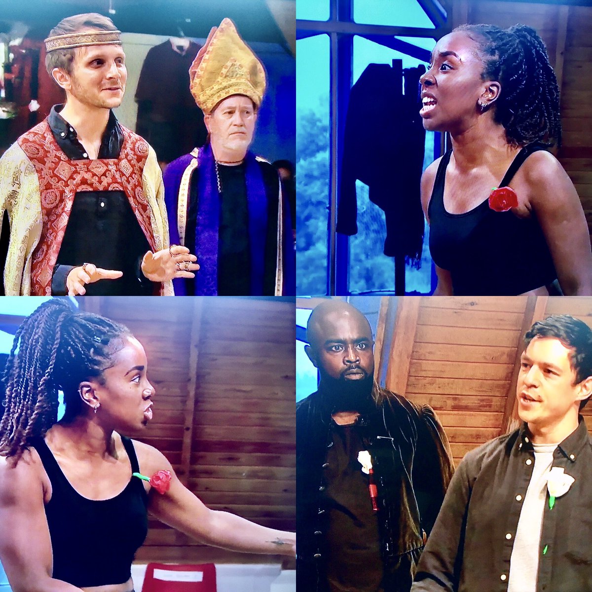 helenjerome's tweet photo. This @TheRSC #HenryVIPartOne almost-immersive experience was so wonderful, with great insight and performances, I just hope🤞🏽 we get another chance to be in the midst of the process for some 🎭 future productions (oh, and I loved 💜 seeing the band build the music 🎹 🥁 too) 3/3 https://t.co/dYxfxWTmwh