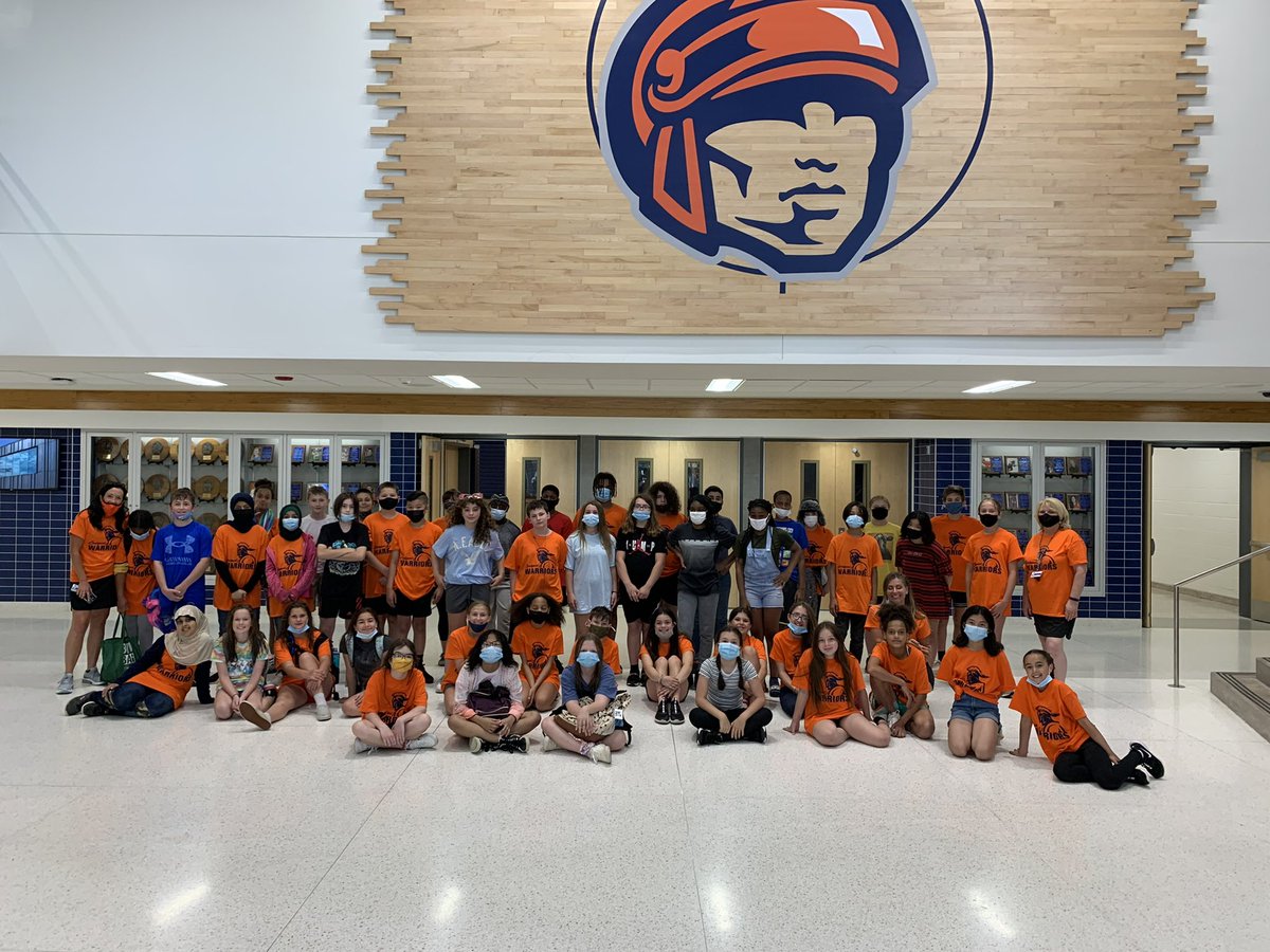 DDE 6th graders at LHS! #WarriorPride
