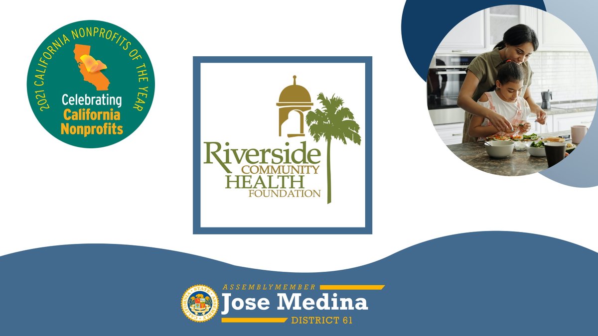 I am proud to recognize <a href="/RivHealthFound/">Riverside Community Health Foundation</a> as the 2021 61st Assembly District #NonProfitOfTheYear for their dedication to the health and well-being of our community! #NPY2021