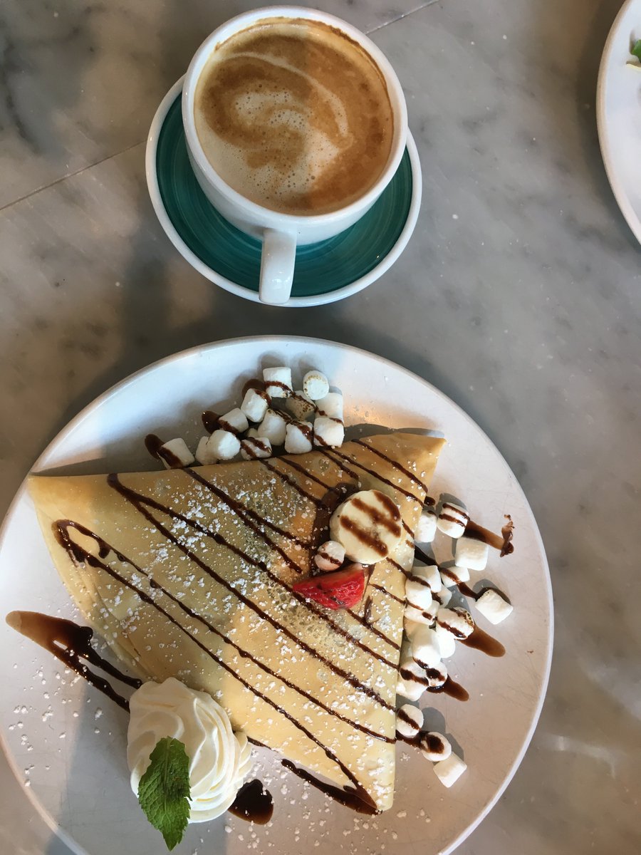 PaullettGolden's tweet photo. Writer's fuel for the June newsletter! Time to write the flash fiction. 🤩🥰
#writersfuel #readersfuel #pariscrepes https://t.co/oPjO76fxwI