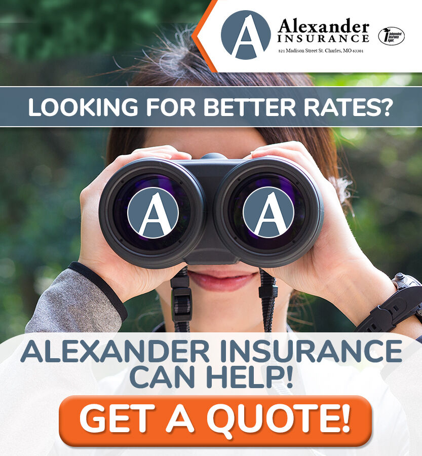 alexins63301's tweet image. If you are on the hunt for a better insurance rate, then Alexander Insurance can help! Go online and get a quote now! bit.ly/2NP1hgl
#AlexanderInsurance #Insurance #BetterInsuranceRates #InsuranceQuotes
