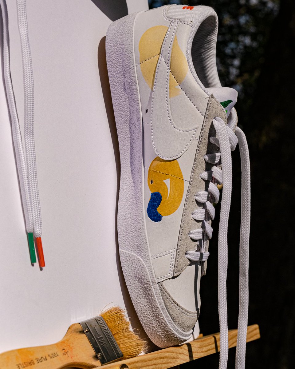 LKLIHOOD's tweet photo. Canvases With Journeys Of Their Own
Nike #Flyleather Mayumi Yamase Collection
Tokyo-based artist #MayumiYamase was inspired by the natural world around her to design each sneaker, including colors from her Yoyogi Park.
Available online Friday at 7AM PST, in-store at 11AM PST. https://t.co/iWpE3OeGGB