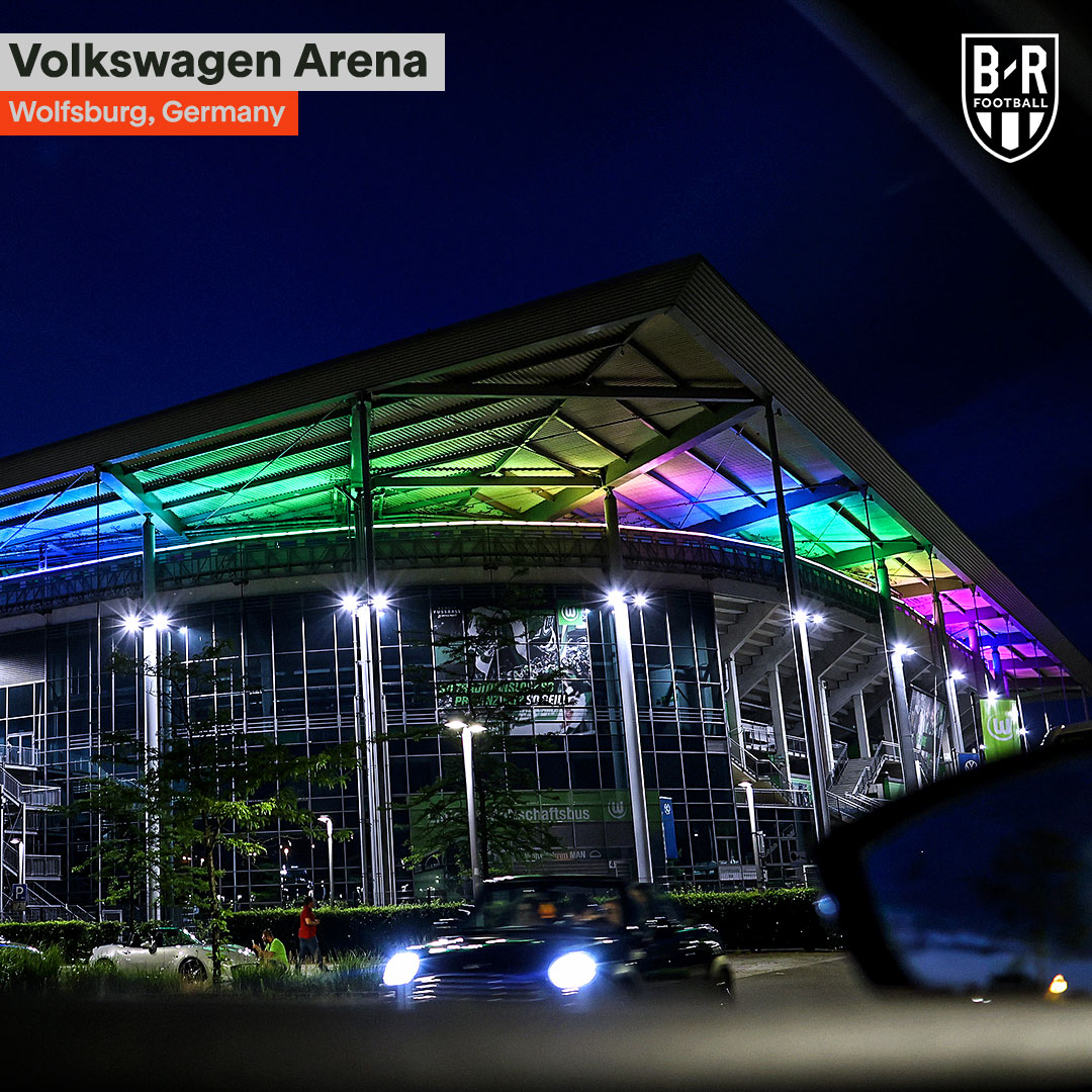 Germany v Hungary: Fans wear rainbow colours at Allianz Arena before Group  F game - BBC Sport