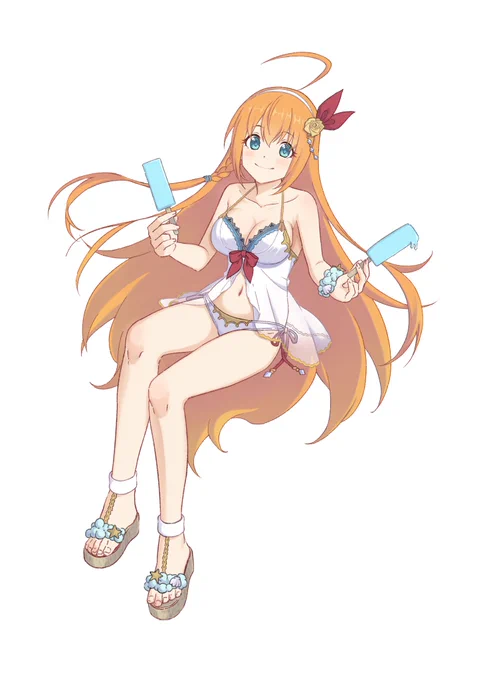 ペコリーヌ(サマー)
描きました、デカイです
 #プリコネR 
