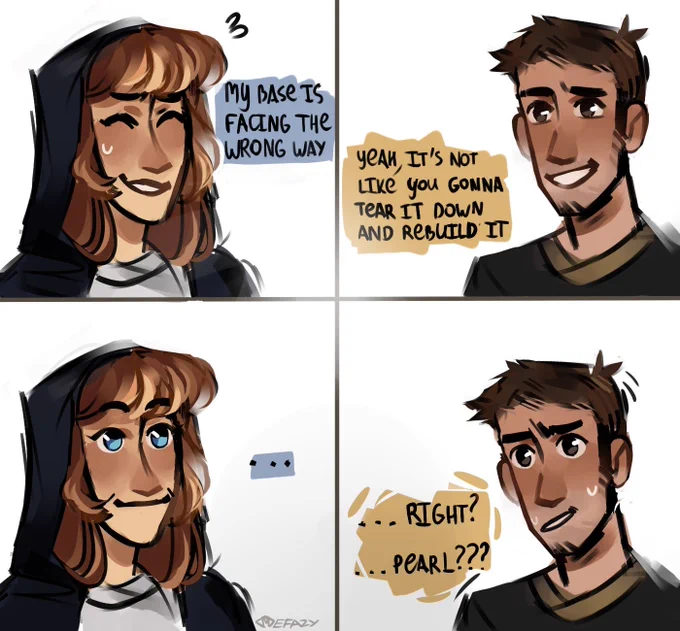 Perfectionist moment 
@PearlescentMoon @impulseSV
 #Hermitcraftfanart 