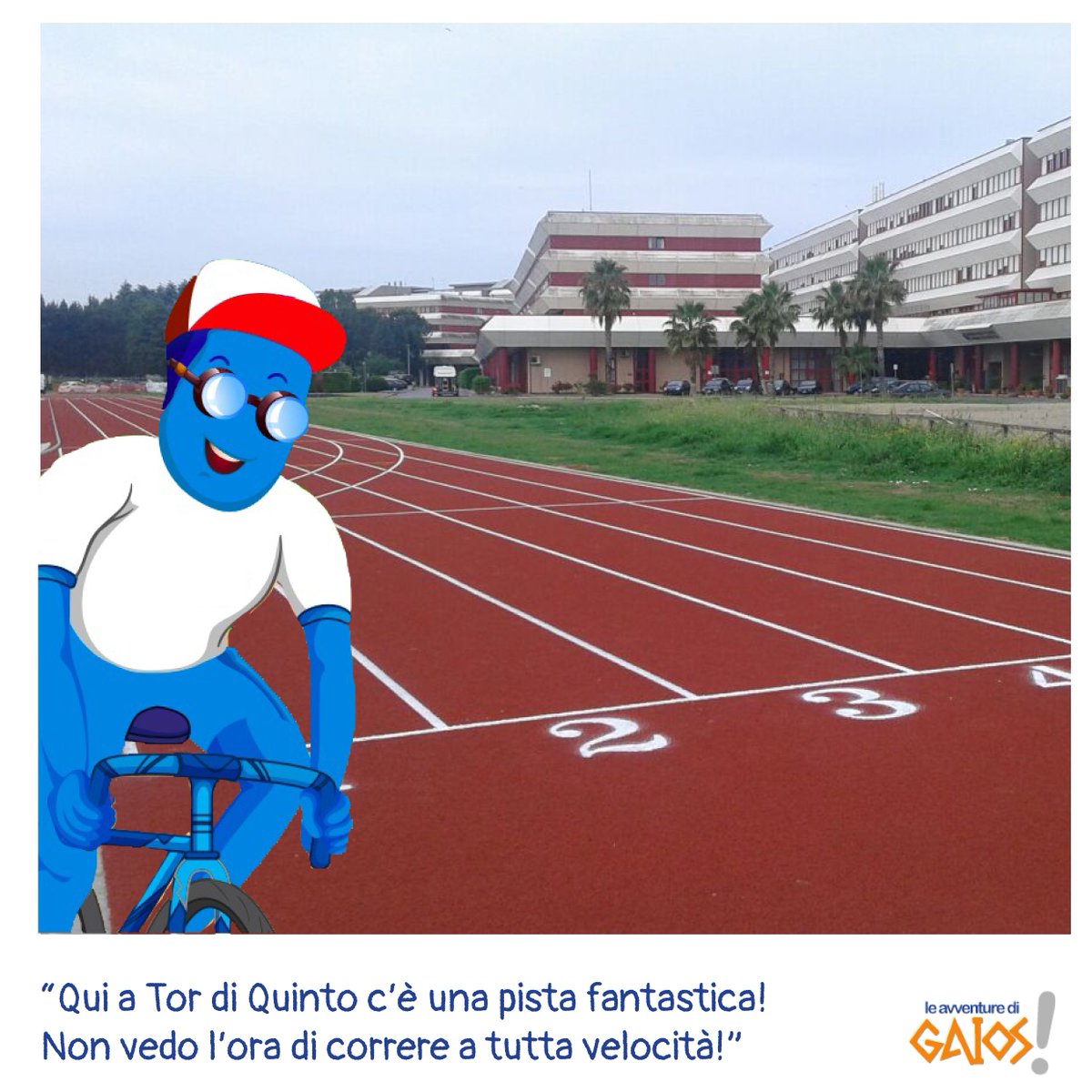 WeComSportLab's tweet photo. #leavventurediGaios

Anche Gaios sta per arrivare a @SportSapienza  per il Festival e le staffette di #nuoto e #corsa! 💪
Manca poco! Domani ci sarà il grande evento,
che potrete seguire in #livestreaming 
➡️https://t.co/KpM0uzLHuR

BASTA UN CLICK! 💥😄 https://t.co/mWfeiBCqcH
