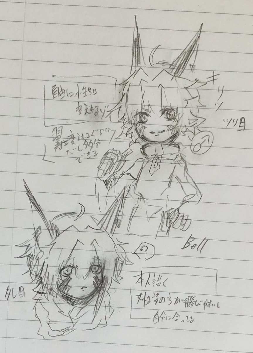 Bellが性別不明なのは零同様どっちにもなれるから。 