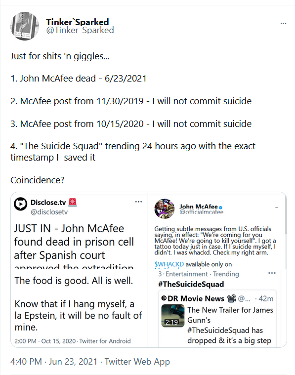 John McAfee Found Dead in Prison Cell after US Extradition Approved E4mqNEAXwAoD3MA?format=png&name=900x900