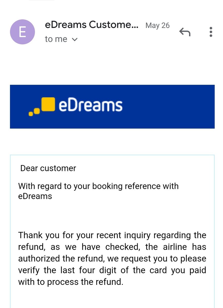 BaatsebaBabs's tweet photo. @eDreams @eDreams_ODIGEO card verified on the 26th of last month 🤔🤔🤔 #edreamscustomers please do your research before you purchase tickets with @edreams https://t.co/cGjpUjxAx3