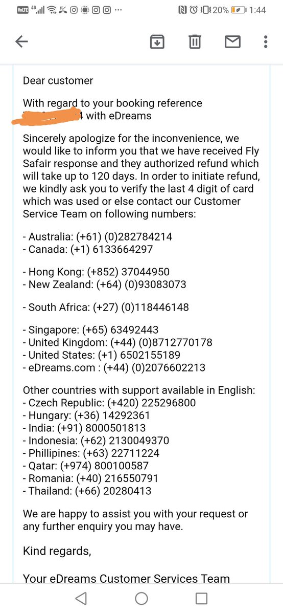 BaatsebaBabs's tweet photo. @eDreams @eDreams_ODIGEO #travellers please do your research before you purchase flight tickets with @edreams https://t.co/HUrGR6kOtQ